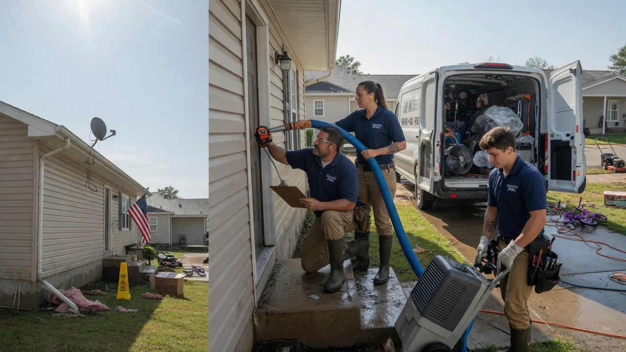Ceiling Water Damage Restoration in Boston, KY near me
